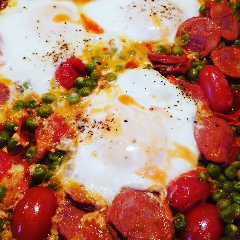 peas with eggs 2